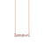 Gold & Pavé Diamond Amour Necklace