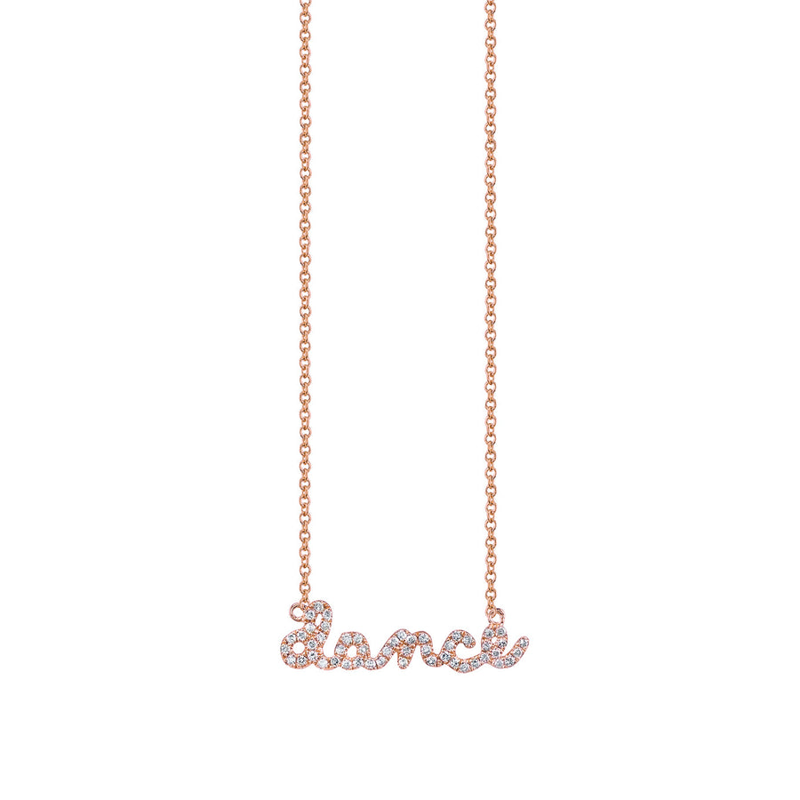 Kids Collection Gold & Pavé Diamond Dance Necklace - Sydney Evan Fine Jewelry