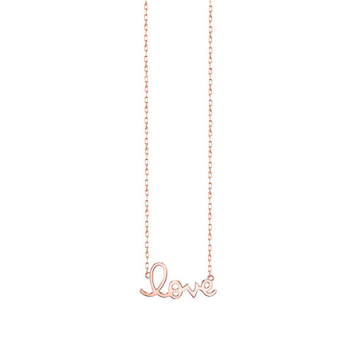 Kids Collection Pure Gold Small Love Necklace