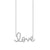 Gold & Diamond Large Love Necklace