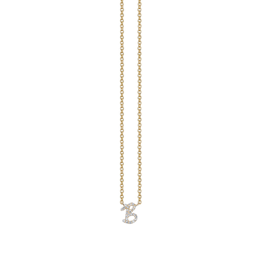 Shop Sydney Evan 14k Gold Diamond Small Initial Necklace