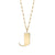 Pure Gold Large Initial Necklace