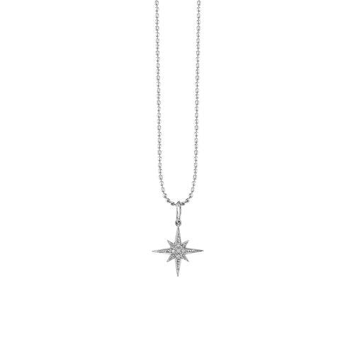 Gold & Diamond Small Starburst Charm