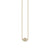 Kids Collection Gold & Diamond Small Bezel Eye Necklace