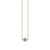 Kids Collection Gold & Diamond Small Bezel Eye Necklace