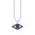 Men's Collection Gold & Sapphire Large Evil Eye Charm