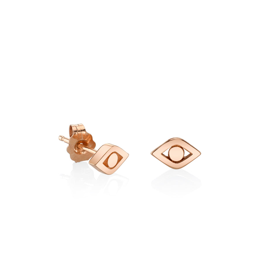 Gold Pure Eye Stud - Sydney Evan Fine Jewelry