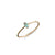Gold & Enamel Mini Hamsa Ring