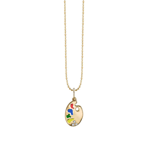 Kids Collection Gold & Diamond Paint Palette Charm