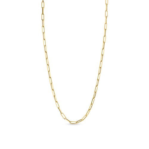 14k Gold Paperclip Chain