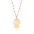 Men's Collection Pure Yellow Gold Hamsa Charm