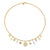 Gold & Diamond Multi-Charm Necklace