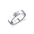 Men's Collection White Gold & Diamond Eye Ring