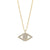 Gold & Diamond Extra Large Evil Eye Charm