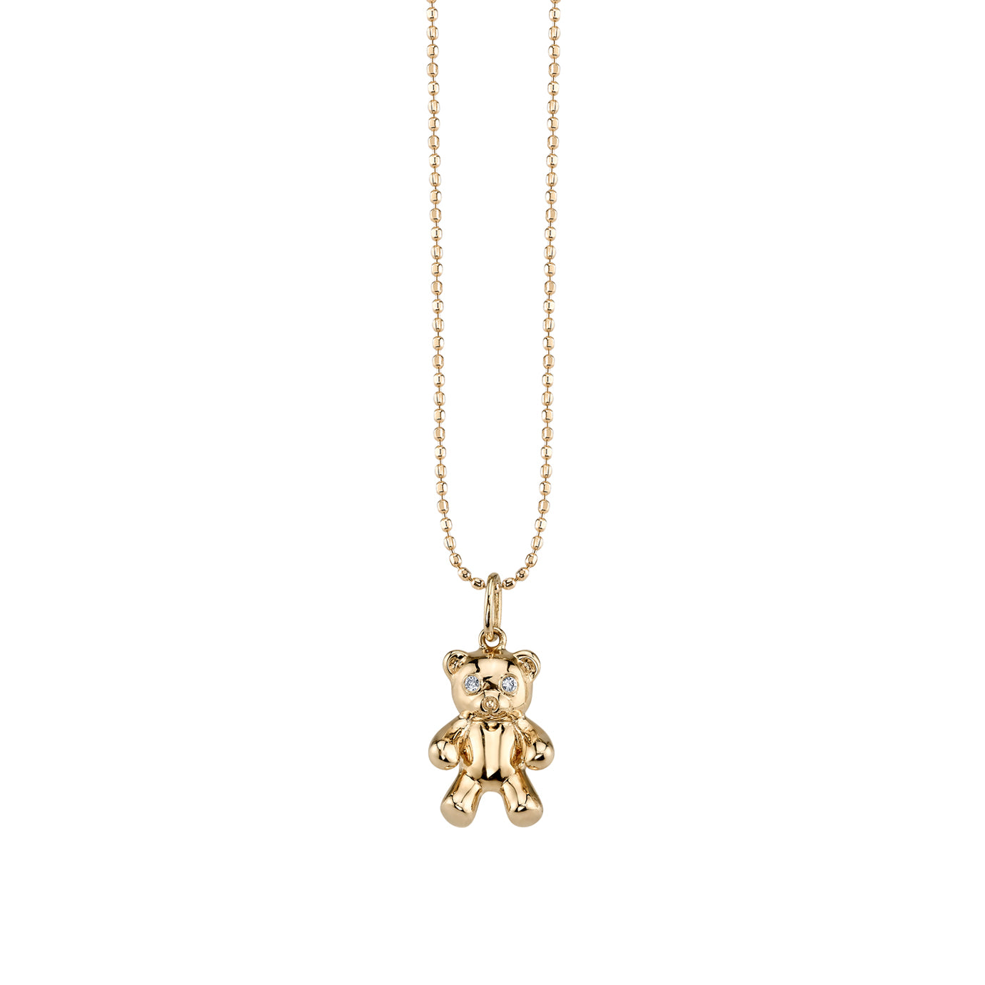 Collection & Diamond Teddy Bear Necklace