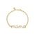 Gold & Diamond Mama Bracelet