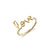 14k Gold Script Rings - Sydney Evan