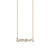 Gold & Pavé Diamond Amour Necklace