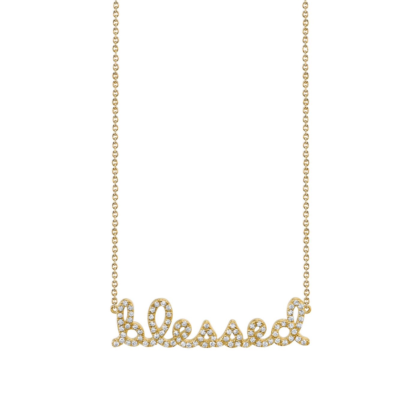& Diamond Small Blessed Necklace