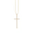 Gold & Diamond Large Cross Charm