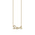 Gold & Diamond Small Love Necklace