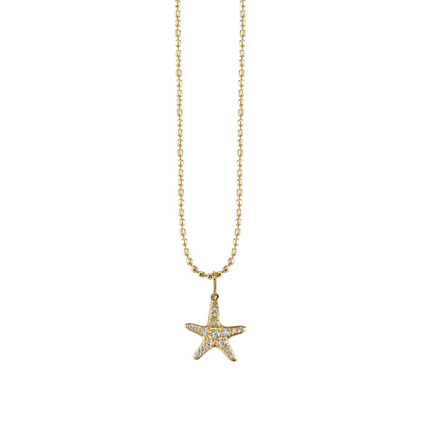 & Diamond Small Starfish Charm