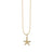 Gold & Diamond Small Starfish Charm