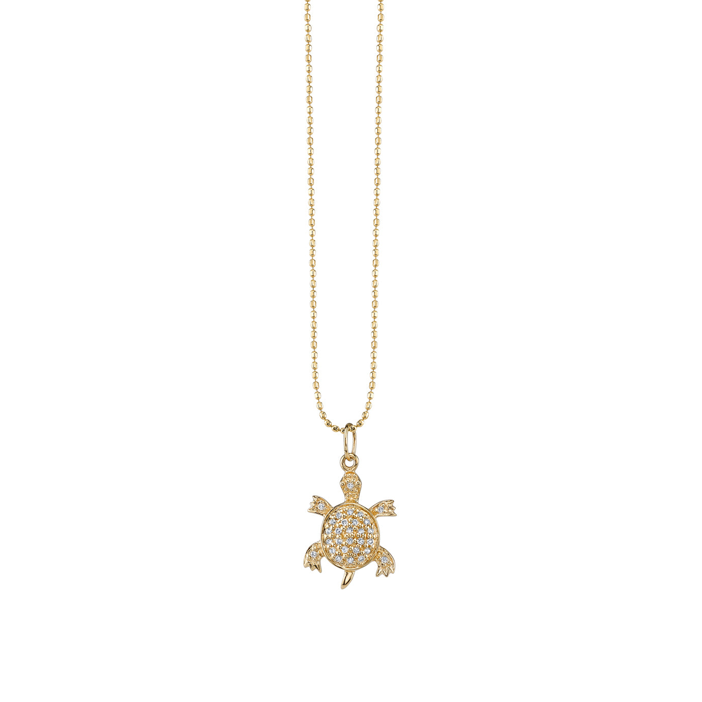 & Diamond Turtle Charm