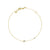 Kids Collection Gold Enamel Mini Evil Eye Bracelet