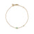 Kids Collection Gold & Turquoise Mini Enamel Hamsa Bracelet