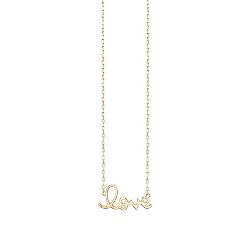 Kids Collection Pure Gold Small Love Necklace