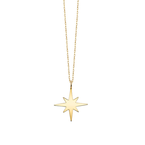 Pure Gold Small Starburst Charm