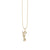 Gold & Diamond Love Charm Necklace