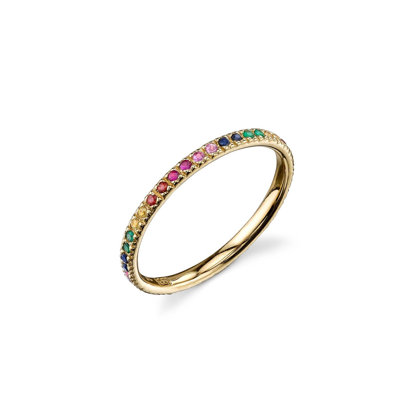 & Rainbow Eternity Ring