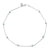 Gold Multi Mini Enamel Eye Anklet