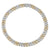 Two-Tone Gold & Diamond Link Necklace