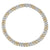 Men's Collection Two-Tone Gold & Pavé Diamond Link Necklace