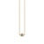 Kids Collection Gold & Diamond Small Bezel Eye Necklace