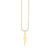 Pure Gold Small Lightning Bolt Charm