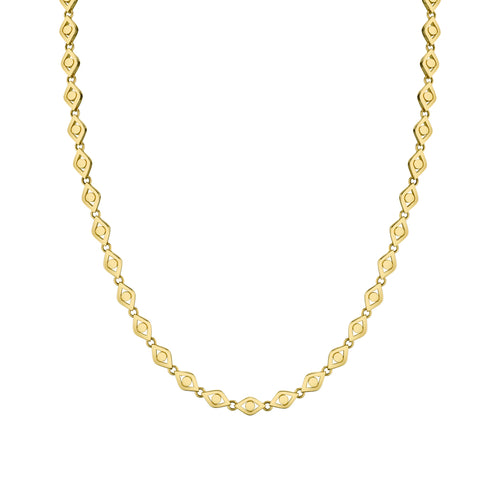 Men's Collection Pure Gold Eye Link Necklace