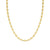 Pure Gold Evil Eye Link Necklace