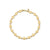 Men's Collection Pure Gold Eye Link Bracelet