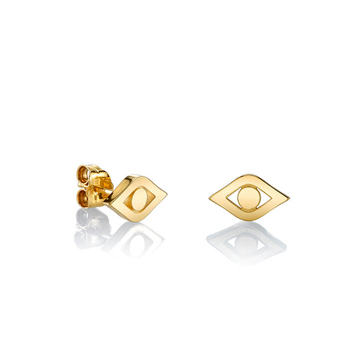 Pure Gold Medium Eye Stud