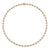 Gold & Diamond Small Bezel Evil Eye Eternity Necklace