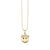 Gold & Diamond Flower Power Happy Face Charm