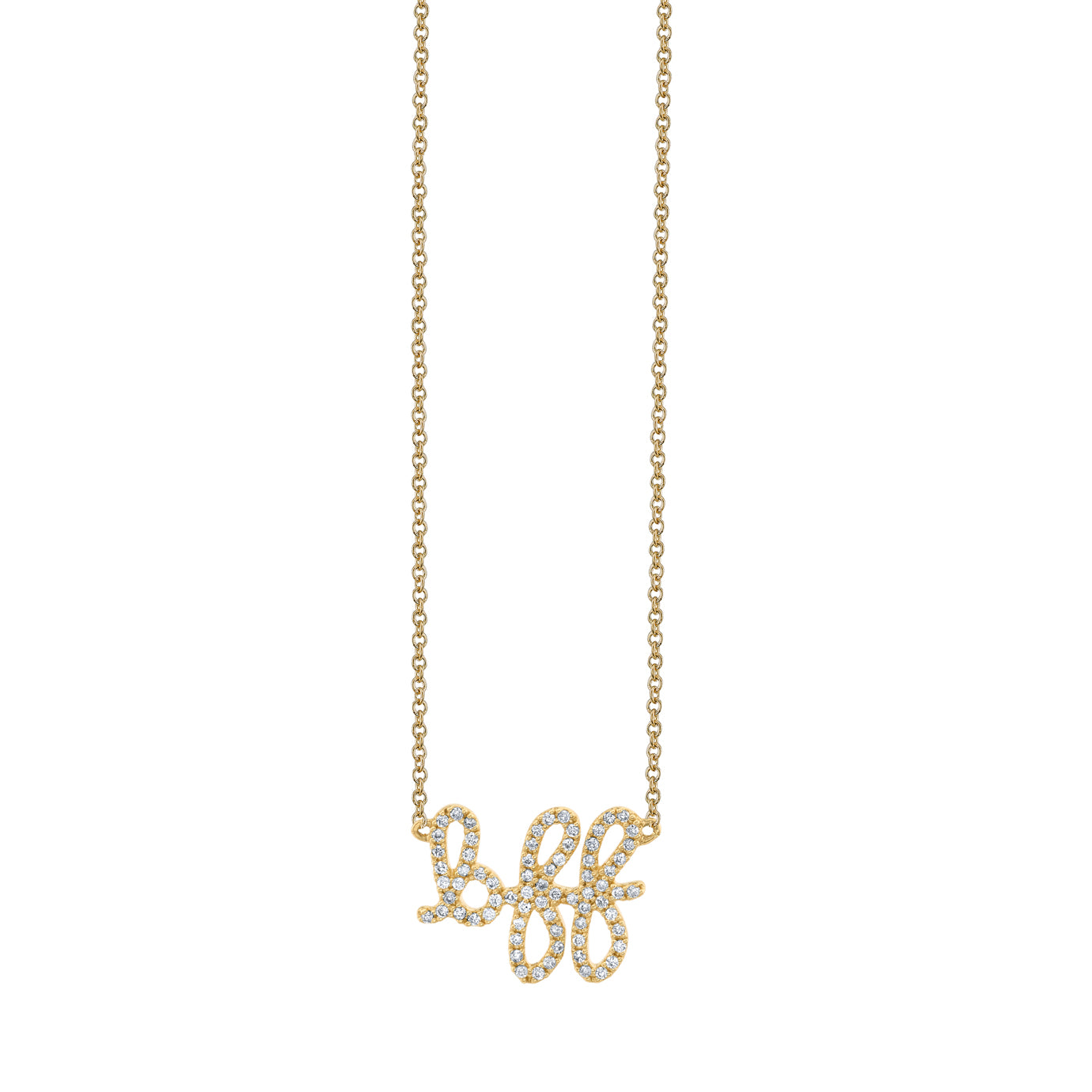 & Diamond BFF Necklace