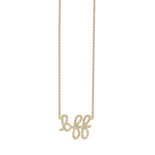 Gold & Diamond BFF Necklace